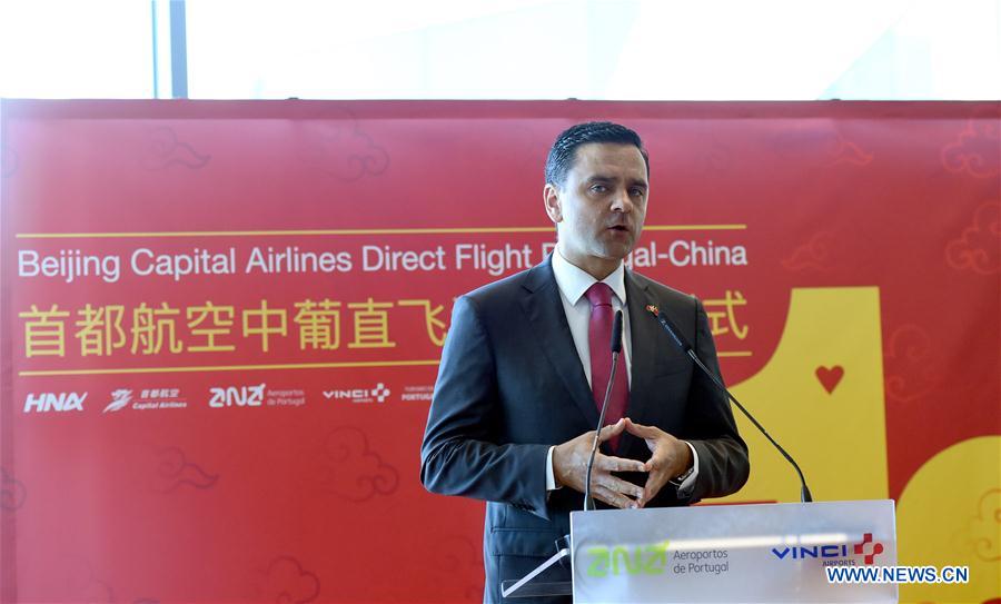 PORTUGAL-LISBON-CHINA-FIRST DIRECT FLIGHT