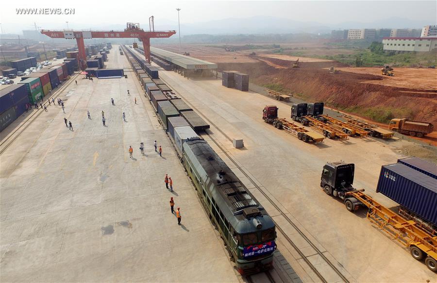 CHINA-GANZHOU-CARGO TRAIN SERVICE-START (CN)