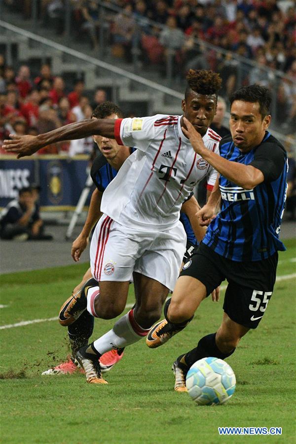 (SP)SINGAPORE-SOCCER-ICC-BAYERN MUNICH VS INTER MILAN