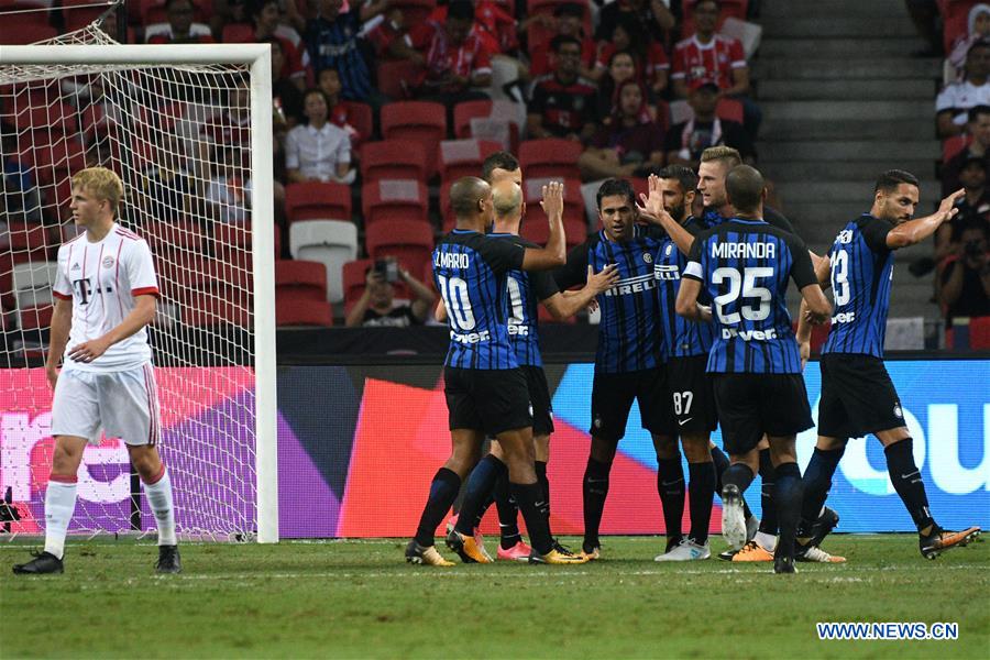 (SP)SINGAPORE-SOCCER-ICC-BAYERN MUNICH VS INTER MILAN