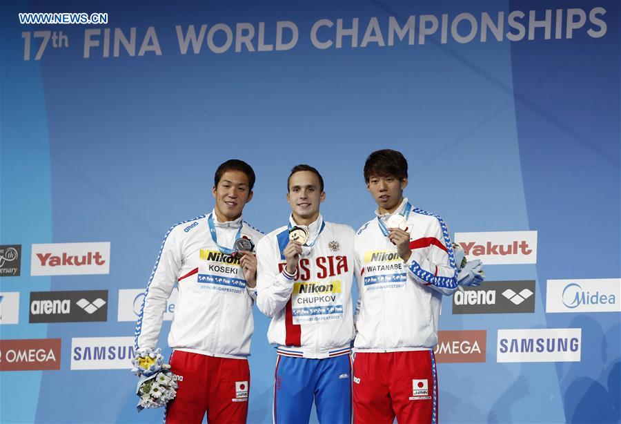 (SP)HUNGARY-BUDAPEST-FINA WORLD CHAMPIONSHIPS-SWIMMING-DAY 6