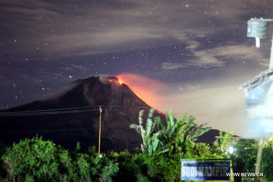 INDONESIA-NORTH SUMATRA-MOUNT SINABUNG-ERUPTION