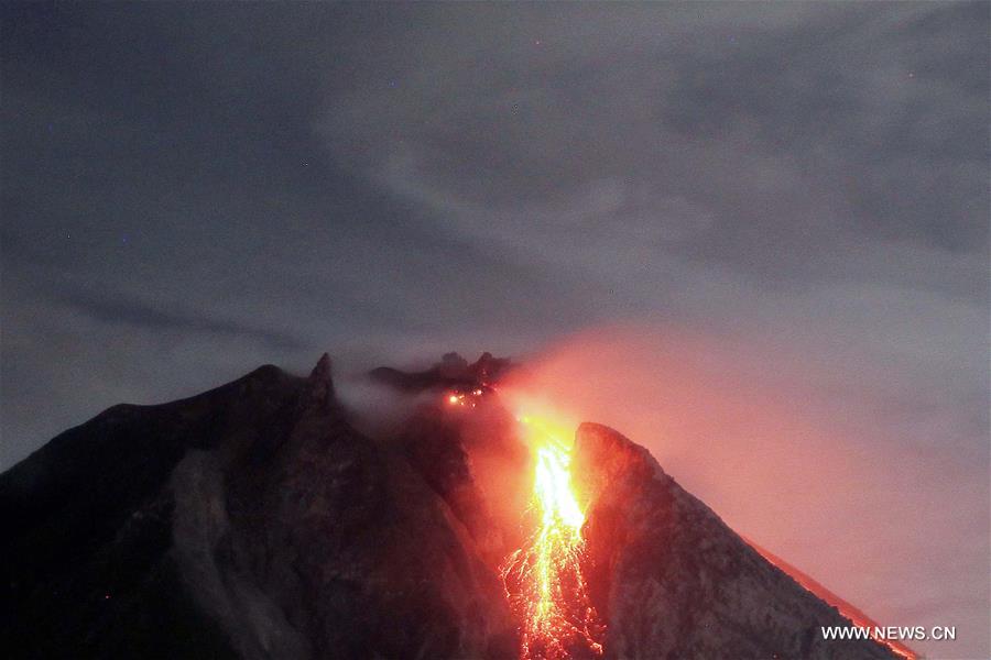 INDONESIA-NORTH SUMATRA-MOUNT SINABUNG-ERUPTION