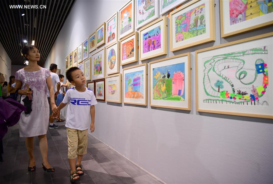 CHINA-XI'AN-EXHIBITION-CHILDREN ART (CN)