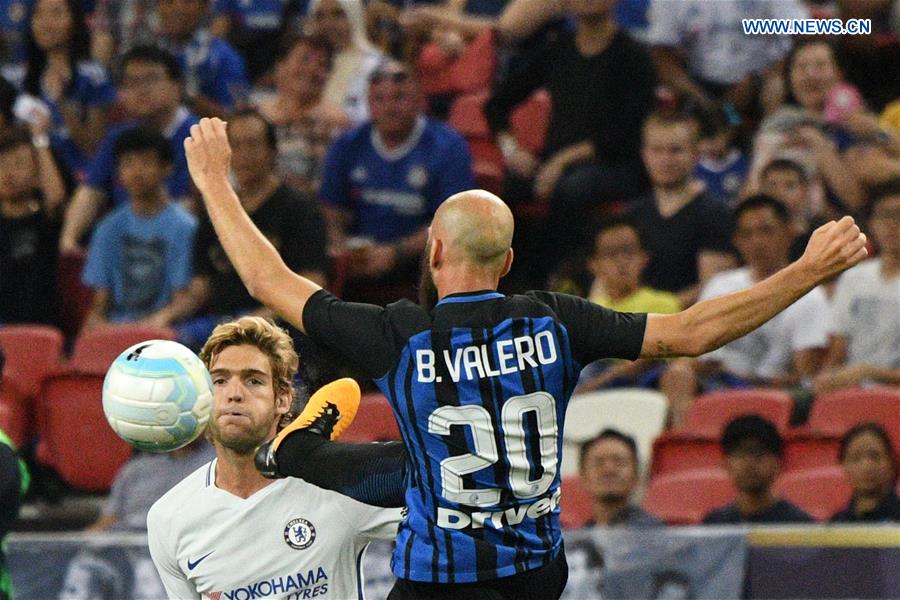 (SP)SINGAPORE-SOCCER-ICC-INTER MILAN VS CHELSEA