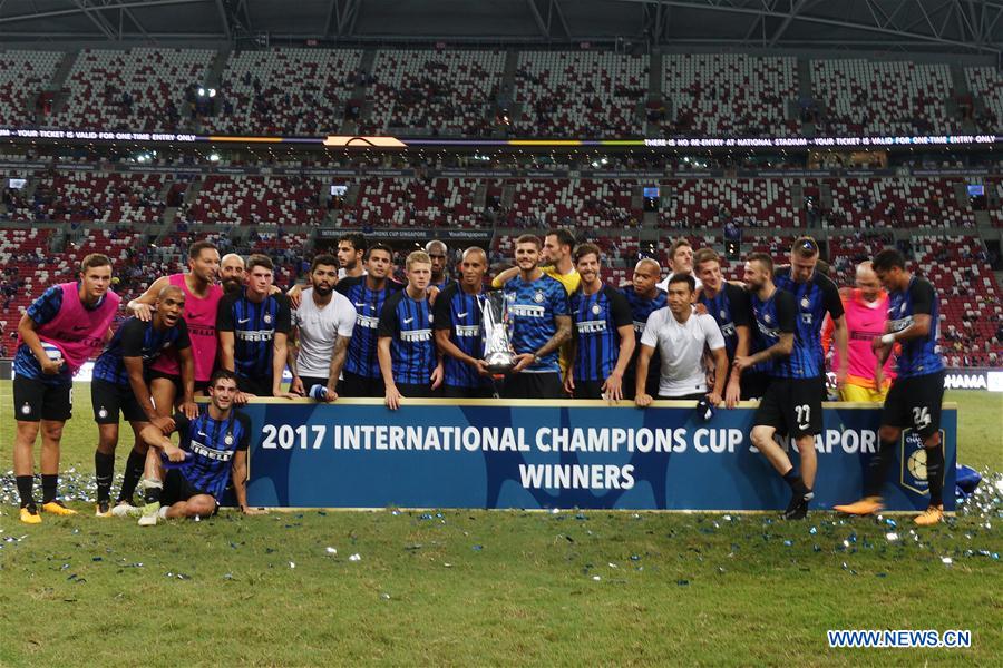 (SP)SINGAPORE-SOCCER-ICC-INTER MILAN WON CHELSEA