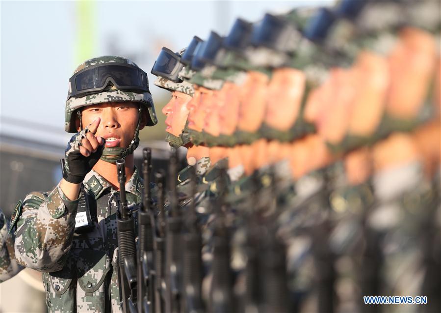 (PLA 90)CHINA-INNER MONGOLIA-MILITARY PARADE (CN)