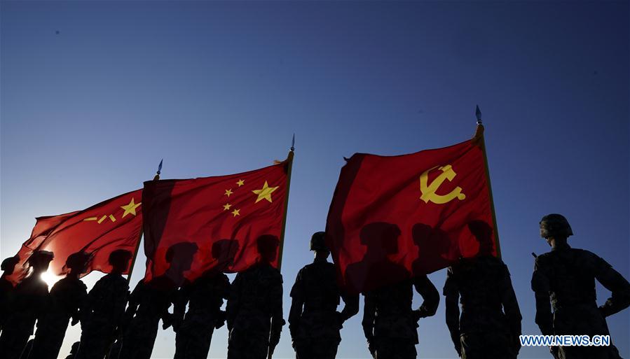 (PLA 90)CHINA-INNER MONGOLIA-MILITARY PARADE (CN)
