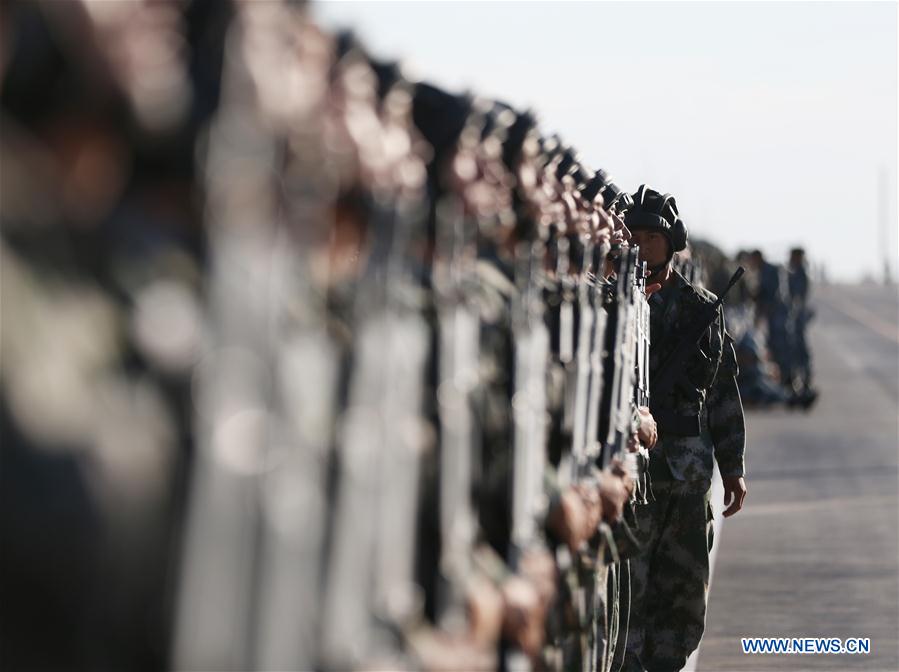 (PLA 90)CHINA-INNER MONGOLIA-MILITARY PARADE (CN)