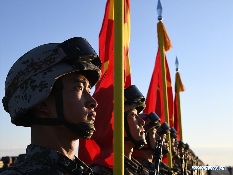 (PLA 90)CHINA-INNER MONGOLIA-MILITARY PARADE (CN)