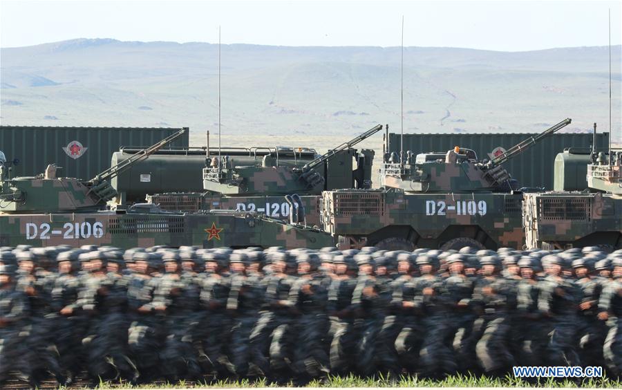 (PLA 90)CHINA-INNER MONGOLIA-MILITARY PARADE (CN)