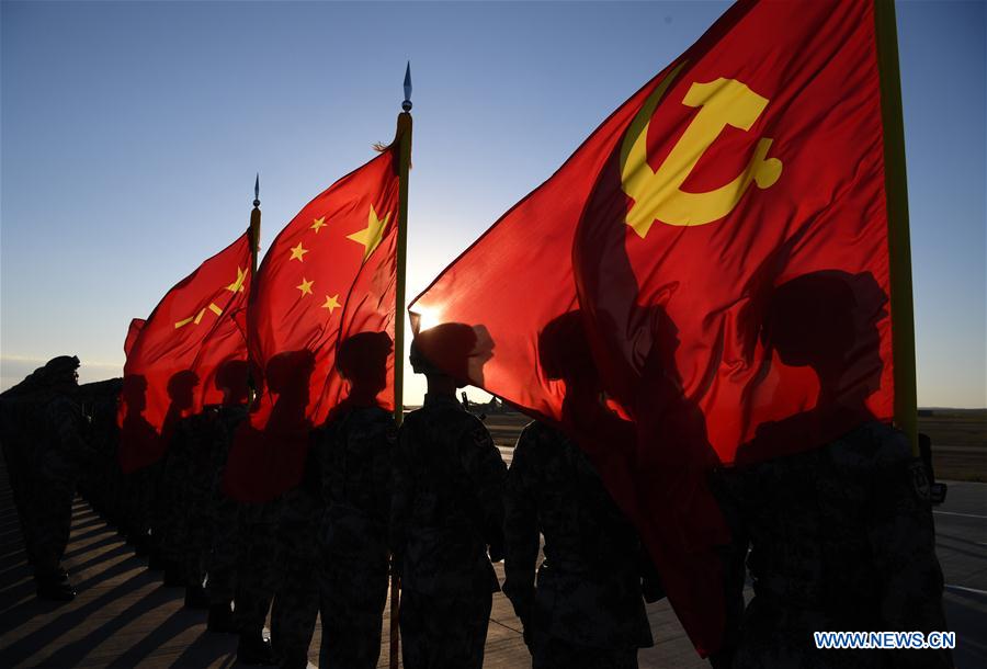 (PLA 90)CHINA-INNER MONGOLIA-MILITARY PARADE (CN)