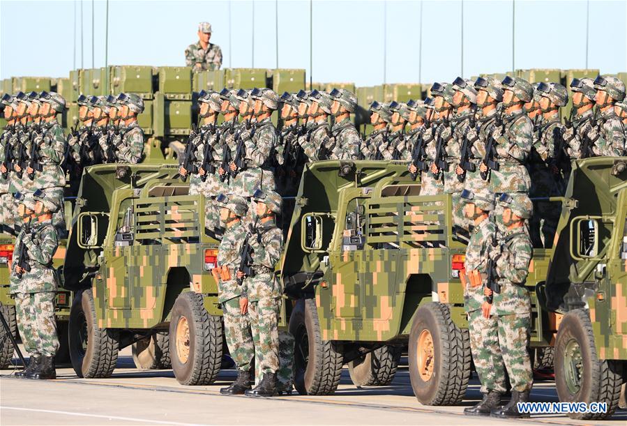 (PLA 90)CHINA-INNER MONGOLIA-MILITARY PARADE (CN)