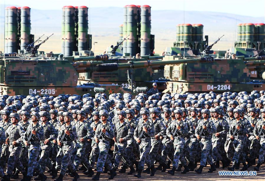 (PLA 90)CHINA-INNER MONGOLIA-MILITARY PARADE (CN)