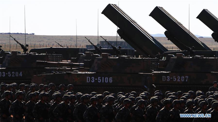 (PLA 90)CHINA-INNER MONGOLIA-MILITARY PARADE (CN)