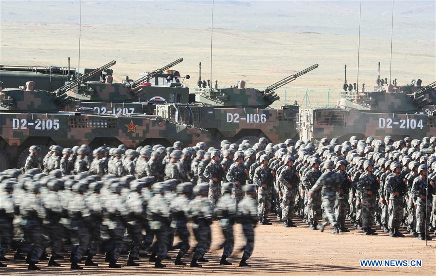 (PLA 90)CHINA-INNER MONGOLIA-MILITARY PARADE (CN)