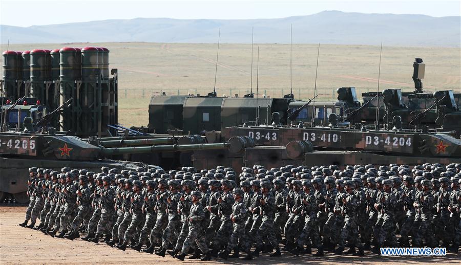 (PLA 90)CHINA-INNER MONGOLIA-MILITARY PARADE (CN)
