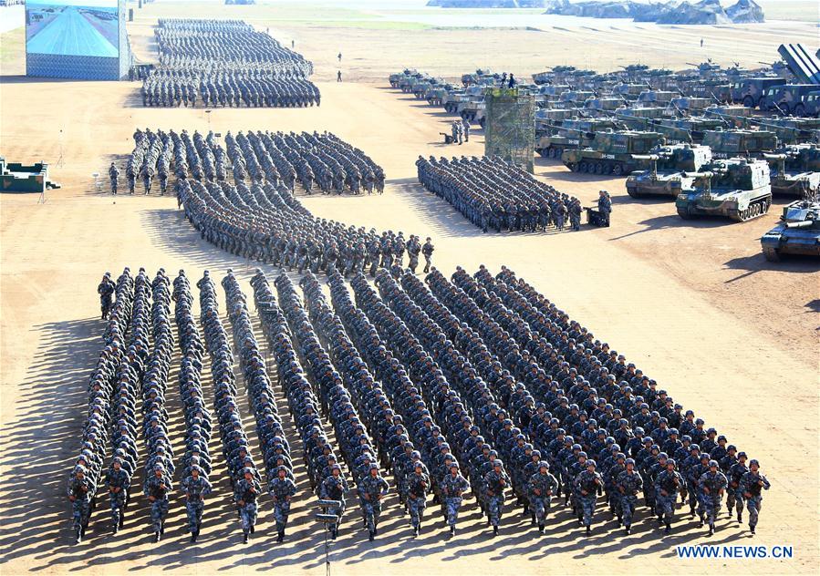 (PLA 90)CHINA-INNER MONGOLIA-MILITARY PARADE (CN)