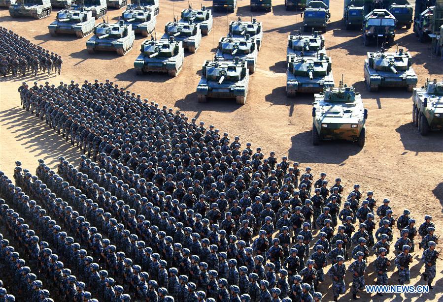 (PLA 90)CHINA-INNER MONGOLIA-MILITARY PARADE (CN)
