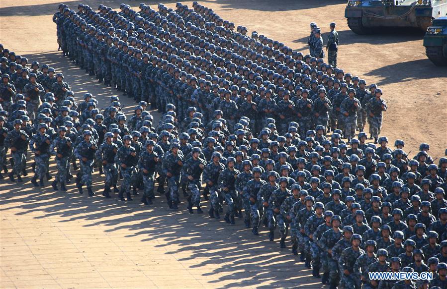 (PLA 90)CHINA-INNER MONGOLIA-MILITARY PARADE (CN)
