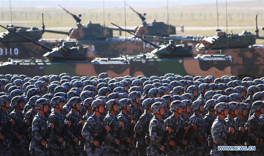 (PLA 90)CHINA-INNER MONGOLIA-MILITARY PARADE (CN)
