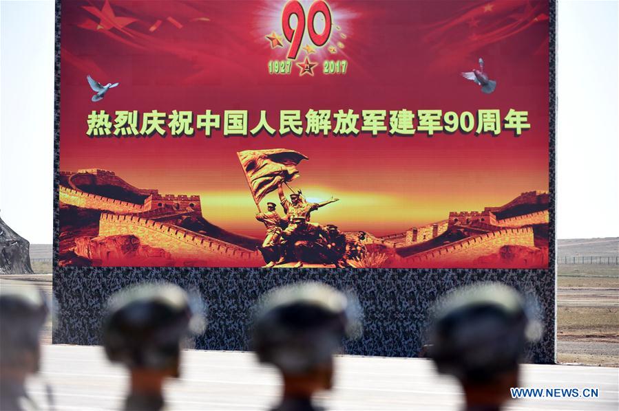 (PLA 90)CHINA-INNER MONGOLIA-MILITARY PARADE (CN)