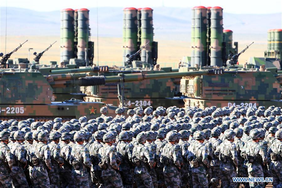 (PLA 90)CHINA-INNER MONGOLIA-MILITARY PARADE (CN)