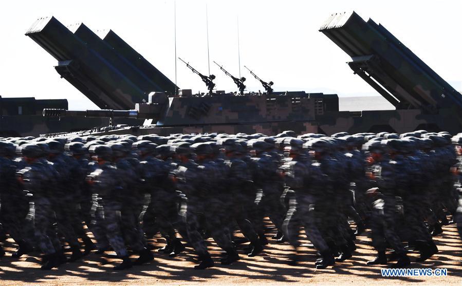 (PLA 90)CHINA-INNER MONGOLIA-MILITARY PARADE (CN)