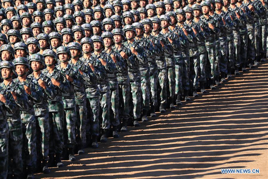 (PLA 90)CHINA-INNER MONGOLIA-MILITARY PARADE (CN)
