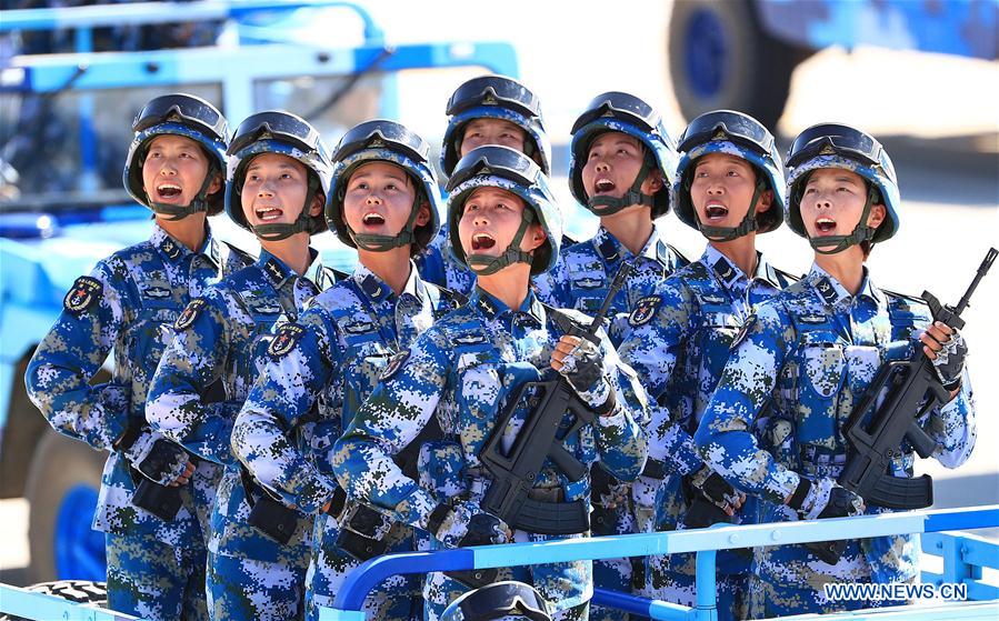 (PLA 90)CHINA-INNER MONGOLIA-ZHURIHE-MILITARY PARADE (CN)
