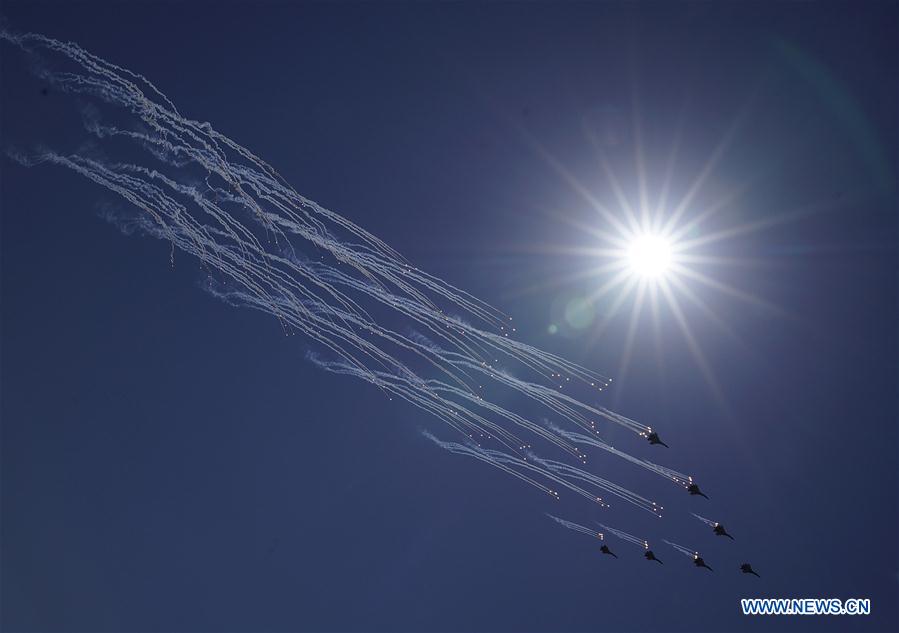 (PLA 90)CHINA-INNER MONGOLIA-ZHURIHE-MILITARY PARADE (CN)