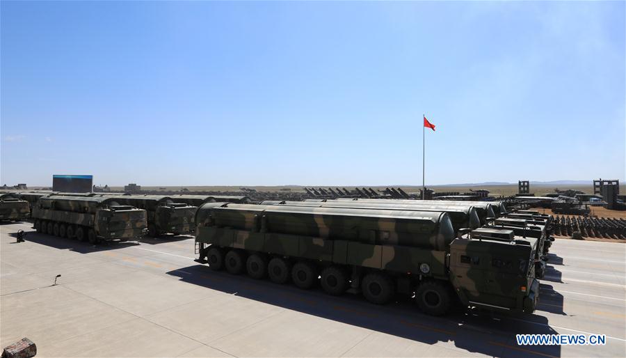(PLA 90)CHINA-INNER MONGOLIA-ZHURIHE-MILITARY PARADE (CN)
