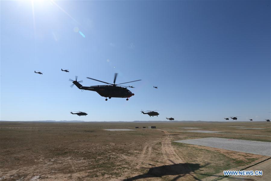 (PLA 90)CHINA-INNER MONGOLIA-ZHURIHE-MILITARY PARADE (CN)