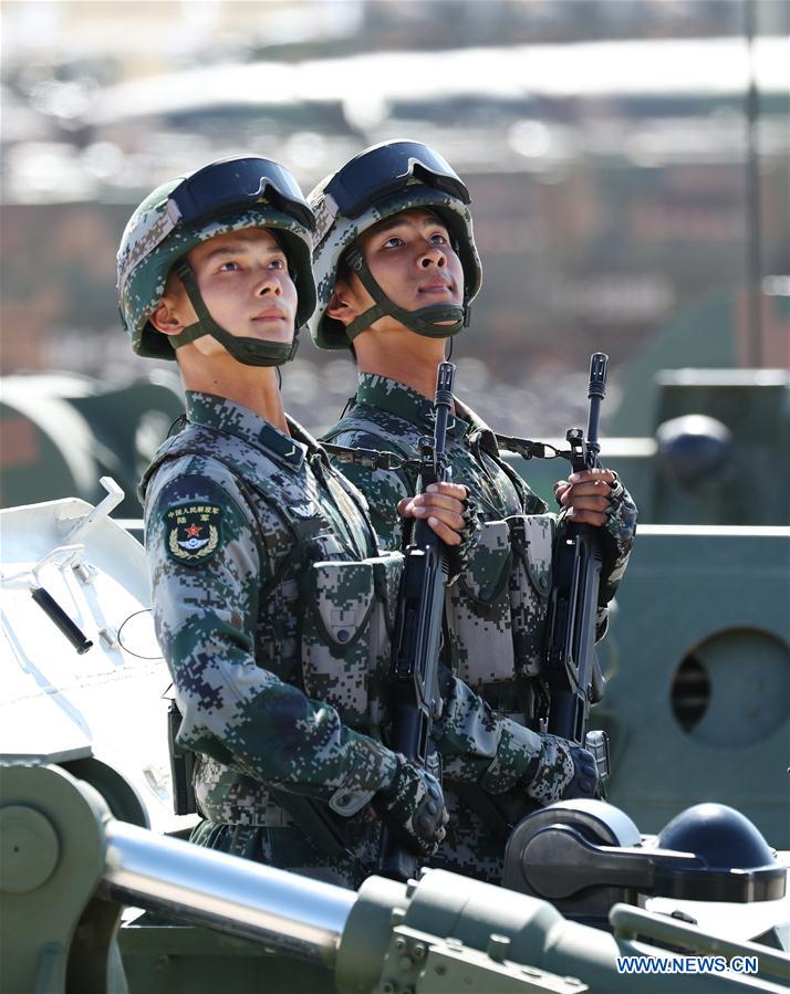 (PLA 90)CHINA-INNER MONGOLIA-ZHURIHE-MILITARY PARADE (CN)