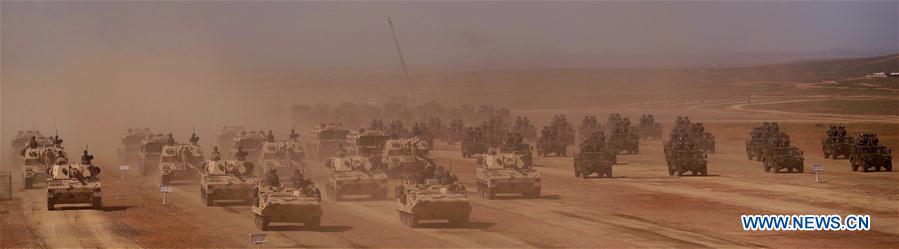 (PLA 90)CHINA-INNER MONGOLIA-ZHURIHE-MILITARY PARADE (CN)