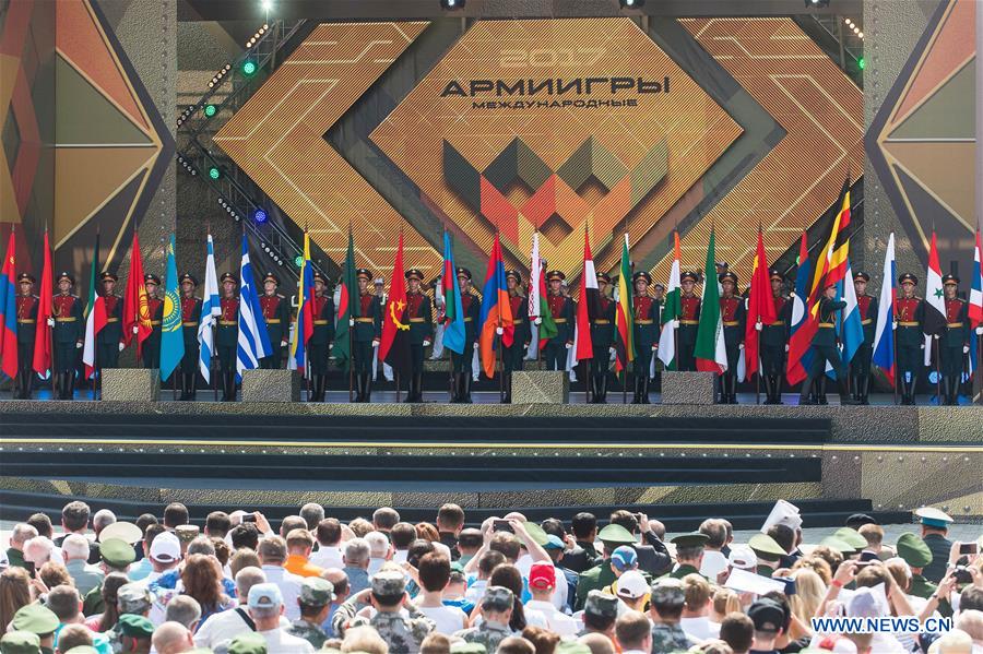 RUSSIA-MOSCOW-INTERNATIONAL ARMY GAMES 2017-OPENING CEREMONY