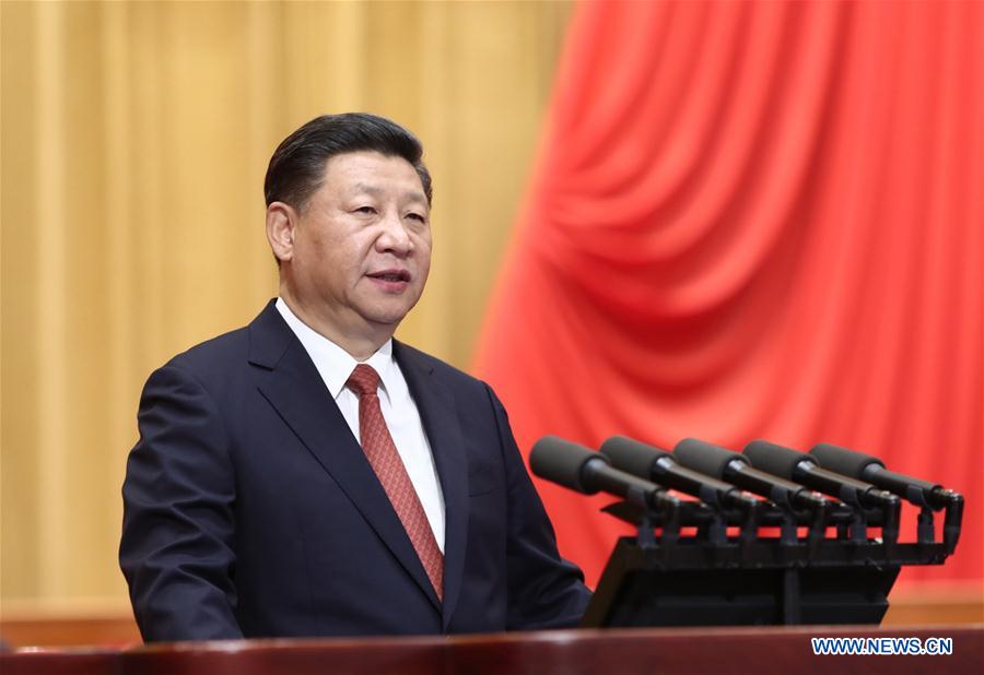 (XINHUA INSIGHT)CHINA-BEIJING-PLA 90-GRAND GATHERING-XI JINPING (CN)