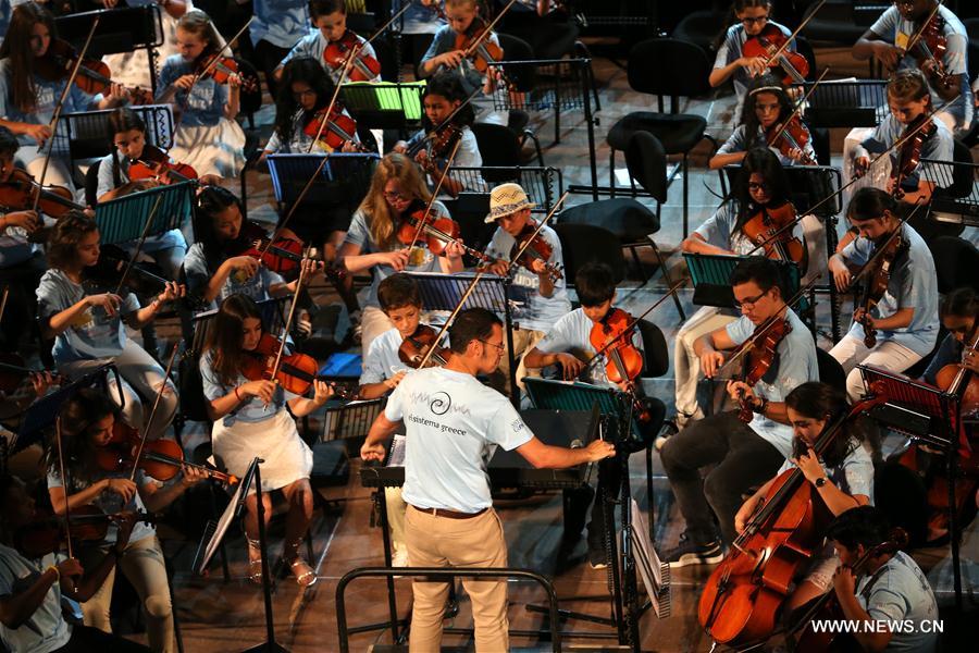 GREECE-ATHENS-YOUTH CONCERT 