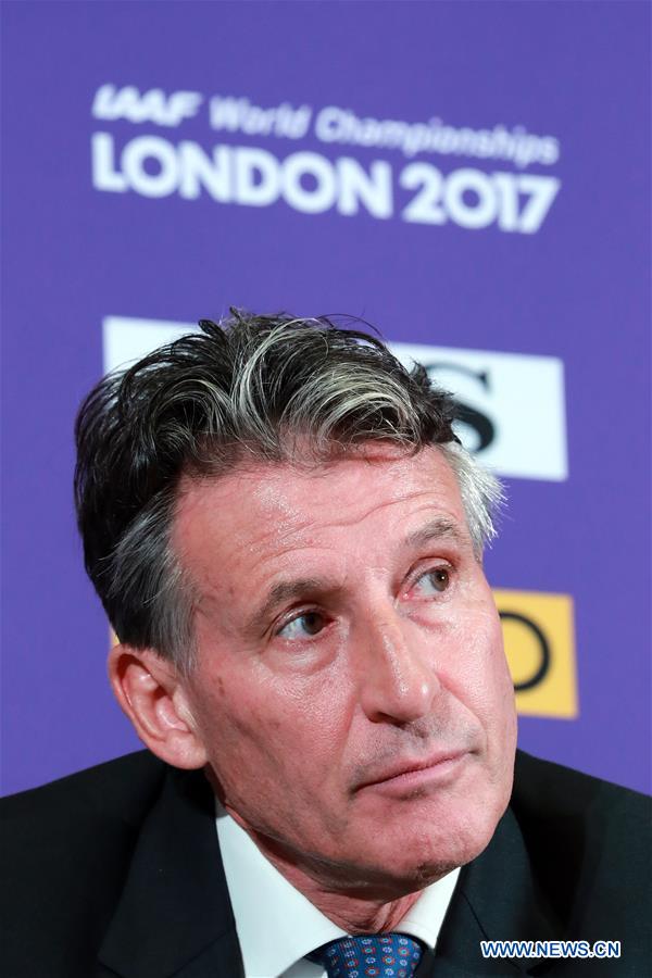 (SP)BRITAIN-LONDON-IAAF-PRESS CONFERENCE