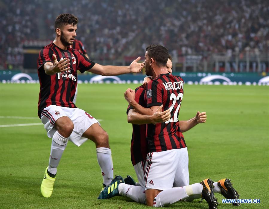 (SP)ITALY-MILAN-SOCCER-EUROPA LEAGUE-AC MILAN-CRAIOVA