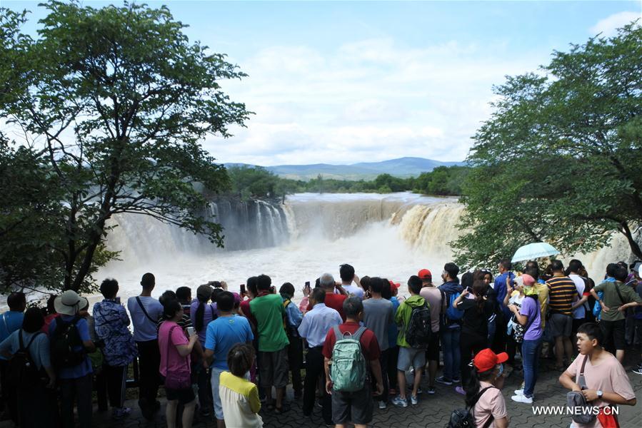 #CHINA-HEILONGJIANG-JINGPO LAKE-WATERFALL (CN)