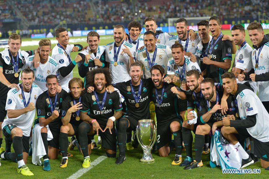 (SP)MACEDONIA-SKOPJE-UEFA SUPER CUP-REAL MADRID VS MANCHESTER UNITED