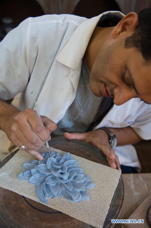 EGYPT-CAIRO-CHINA-CERAMIC CRAFTSMANSHIP-CULTURAL EXCHANGE