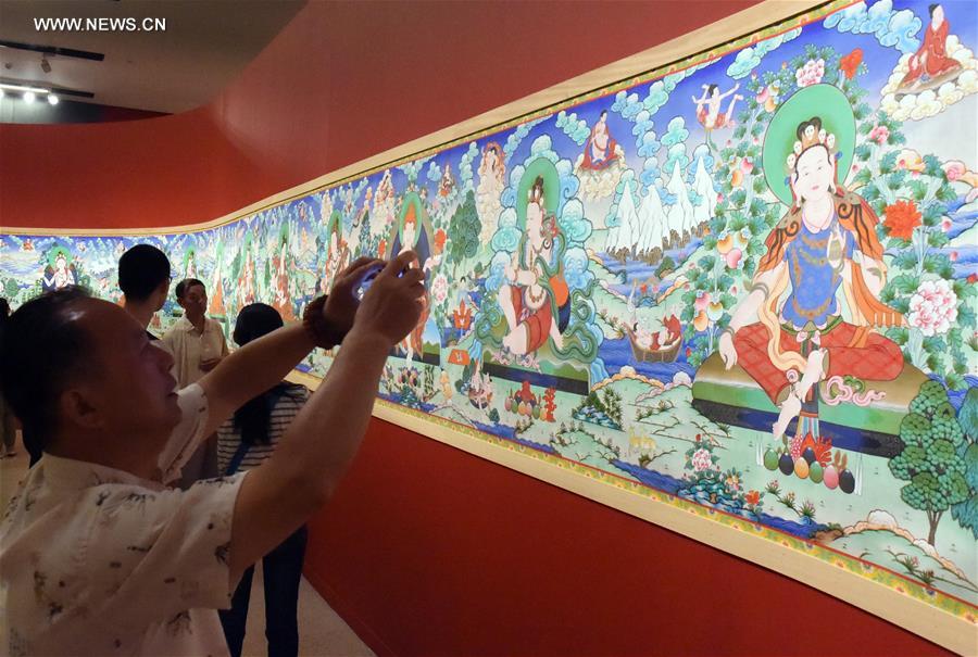 CHINA-BEIJING-THANG-GA EXHIBITION (CN)