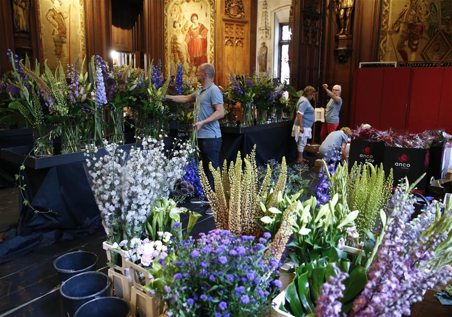 BELGIUM-BRUSSELS-FLOWERTIME