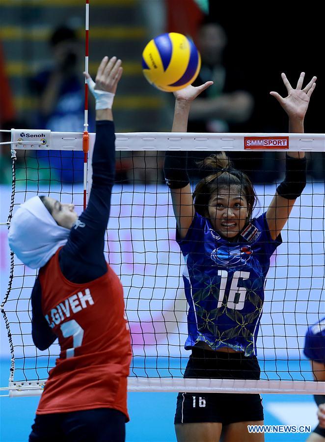 (SP)PHILIPPINES-LAGUNA PROVINCE-ASIAN WOMEN'S VOLLEYBALL-THAILAND VS IRAN