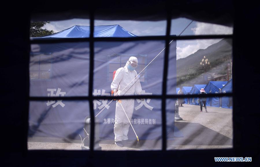 CHINA-SICHUAN-JIUZHAIGOU-EARTHQUAKE-TENT(CN)