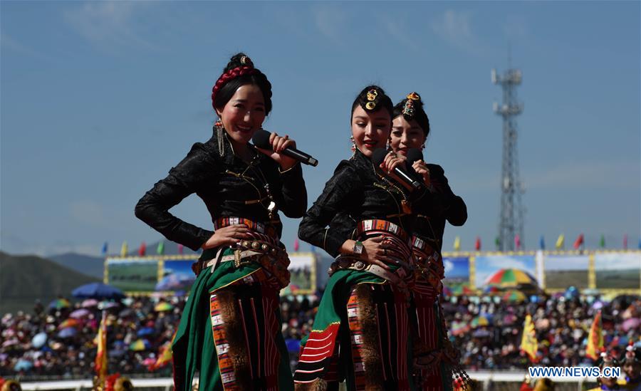 CHINA-GANSU-MAQU-HORSE RACING-OPENING (CN) 