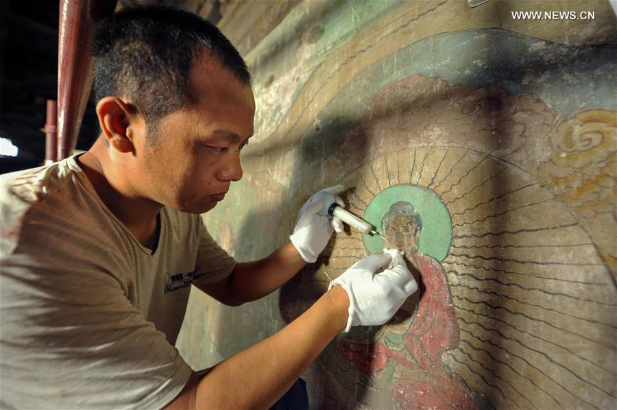 #CHINA-HEBEI-LONGXING TEMPLE-MURALS (CN)
