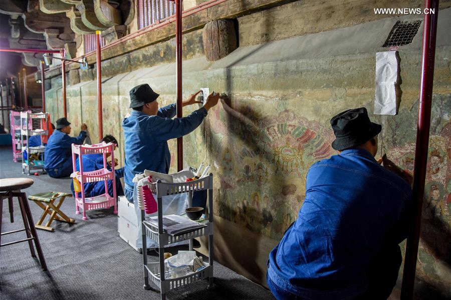 #CHINA-HEBEI-LONGXING TEMPLE-MURALS (CN)